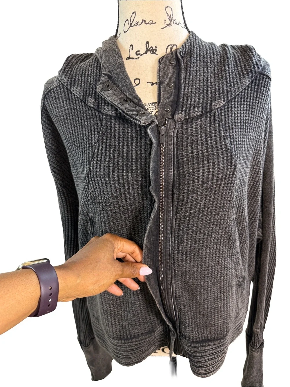 Free People One Mason Hoodie size Large
